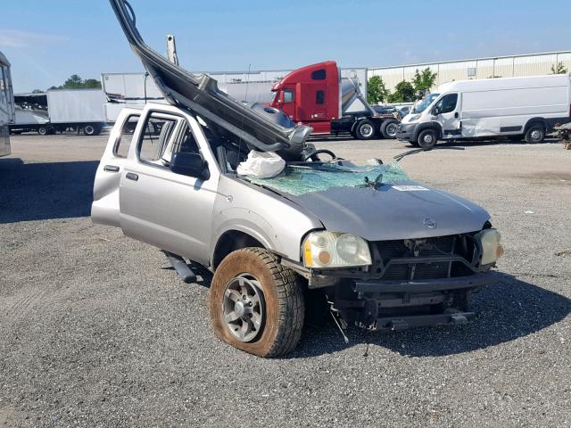 1N6ED27T24C402657 - 2004 NISSAN FRONTIER C SILVER photo 1