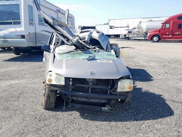 1N6ED27T24C402657 - 2004 NISSAN FRONTIER C SILVER photo 10