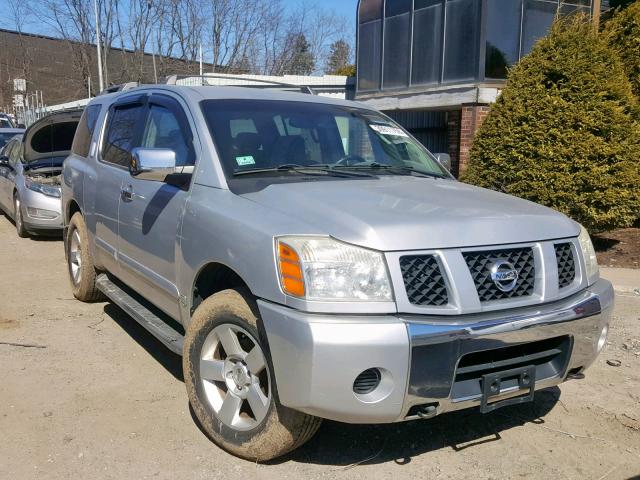 5N1AA08B44N709087 - 2004 NISSAN ARMADA SE SILVER photo 1