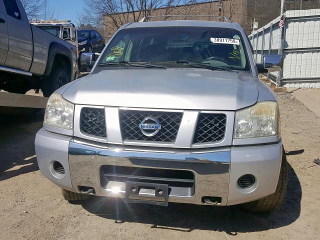 5N1AA08B44N709087 - 2004 NISSAN ARMADA SE SILVER photo 9