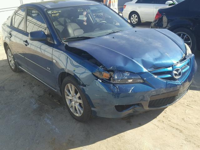 JM1BK123371692601 - 2007 MAZDA 3 S BLUE photo 1