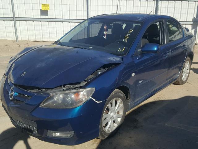 JM1BK123371692601 - 2007 MAZDA 3 S BLUE photo 2