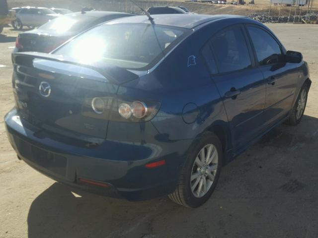 JM1BK123371692601 - 2007 MAZDA 3 S BLUE photo 4