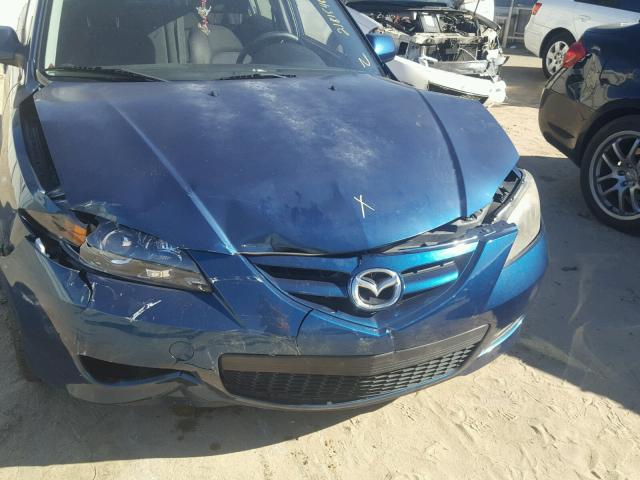 JM1BK123371692601 - 2007 MAZDA 3 S BLUE photo 9