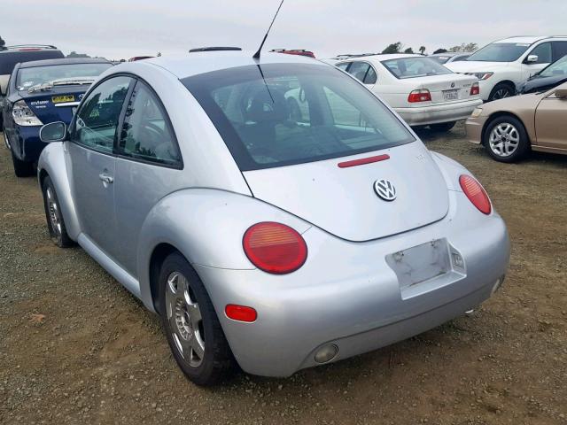 3VWCP21C32M416974 - 2002 VOLKSWAGEN NEW BEETLE ვერცხლისფერი ფოტო 3