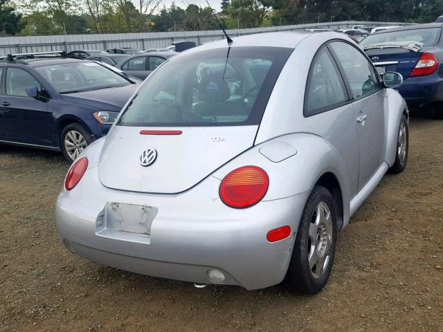 3VWCP21C32M416974 - 2002 VOLKSWAGEN NEW BEETLE ვერცხლისფერი ფოტო 4