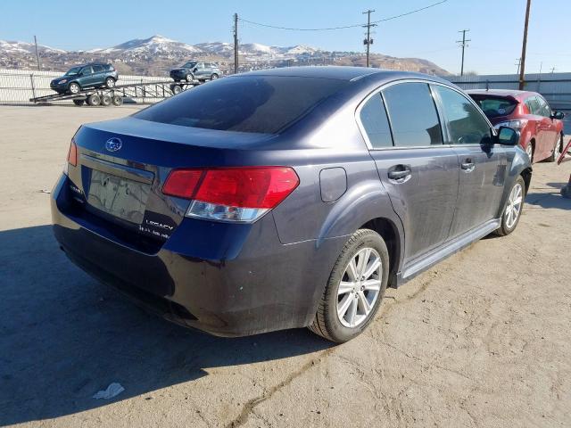 4S3BMBB61A3218183 - 2010 SUBARU LEGACY 2.5I PREMIUM  photo 4