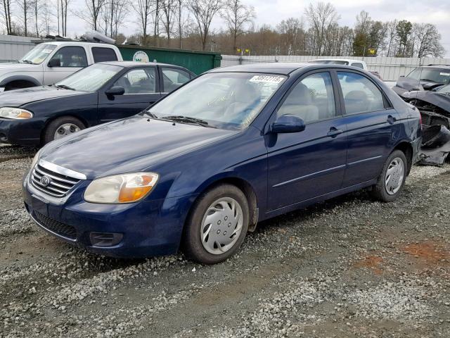 KNAFE121375420725 - 2007 KIA SPECTRA EX BLUE photo 2