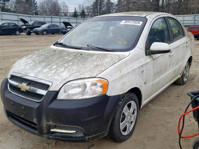 KL1TD56657B064678 - 2007 CHEVROLET AVEO BASE თეთრი ფოტო 2