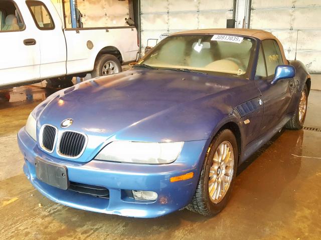 WBACN33471LM02447 - 2001 BMW Z3 2.5 BLUE photo 2