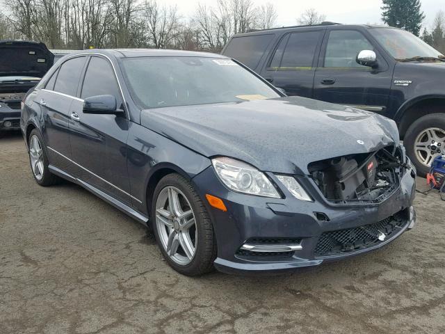 WDDHF9BB7DA766852 - 2013 MERCEDES-BENZ E 550 4MAT GRAY photo 1