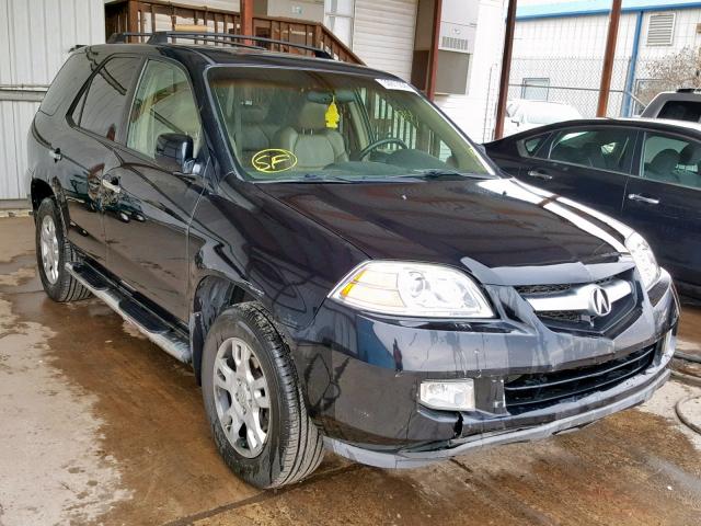 2HNYD18956H514943 - 2006 ACURA MDX TOURIN BLACK photo 1