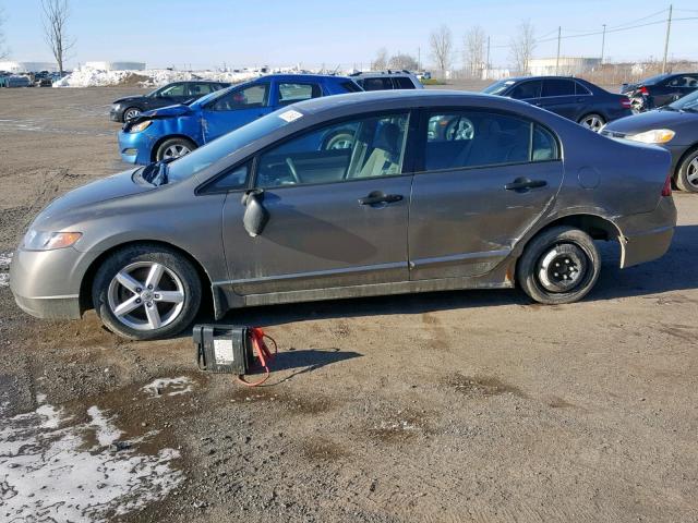 2HGFA16337H002654 - 2007 HONDA CIVIC DX GRAY photo 9