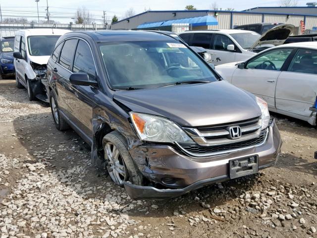 3CZRE3H5XAG703476 - 2010 HONDA CR-V EX GRAY photo 1