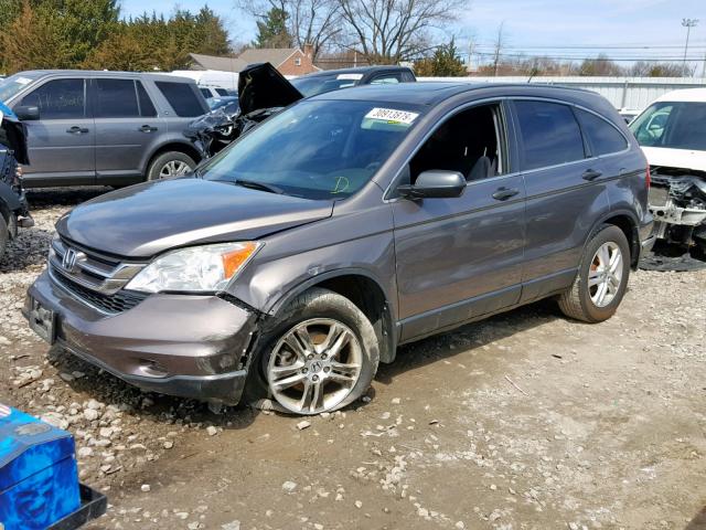 3CZRE3H5XAG703476 - 2010 HONDA CR-V EX GRAY photo 2