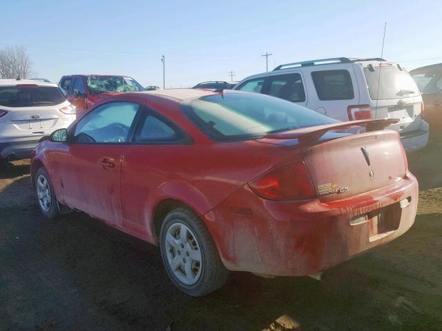 1G2AL18H297134075 - 2009 PONTIAC G5 RED photo 3
