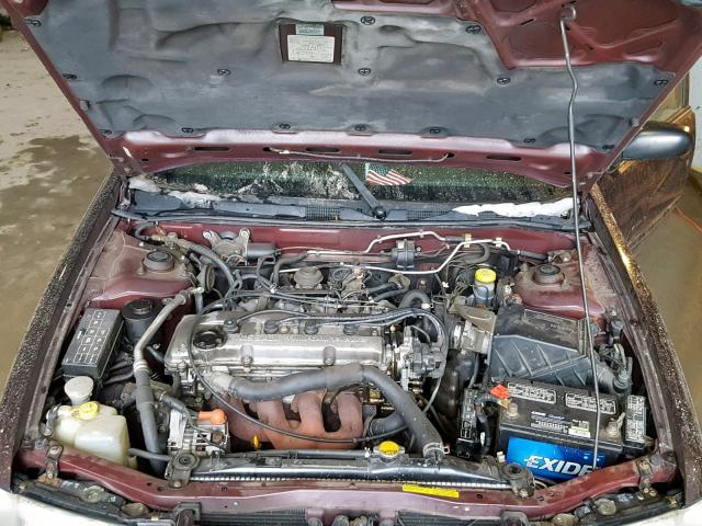 1N4BU31D8VC259167 - 1997 NISSAN ALTIMA XE MAROON photo 7