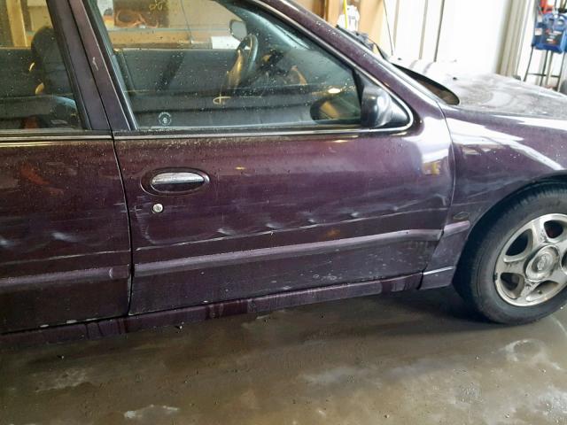 1N4BU31D8VC259167 - 1997 NISSAN ALTIMA XE MAROON photo 9