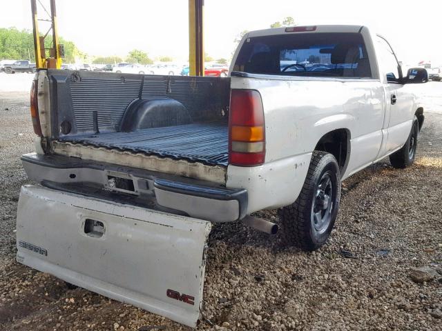 1GTEC14V12Z900834 - 2002 GMC NEW SIERRA WHITE photo 4