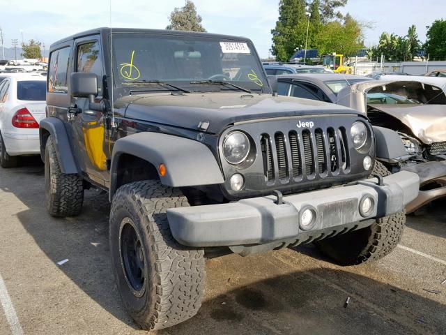 1C4AJWAG4GL341071 - 2016 JEEP WRANGLER S 黑色 照片 1