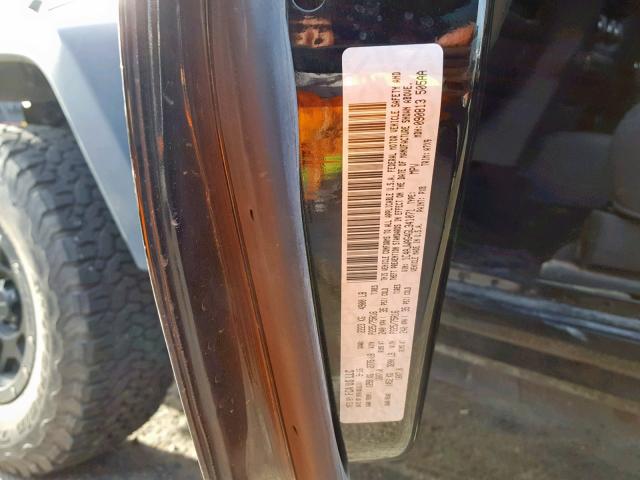 1C4AJWAG4GL341071 - 2016 JEEP WRANGLER S 黑色 照片 10