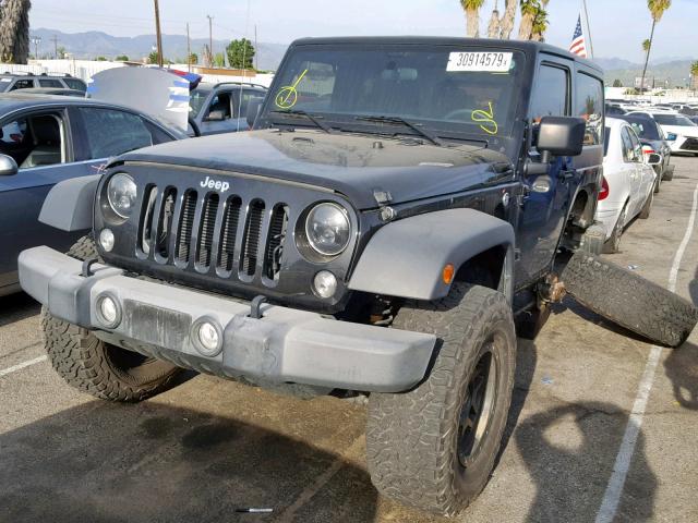 1C4AJWAG4GL341071 - 2016 JEEP WRANGLER S 黑色 照片 2