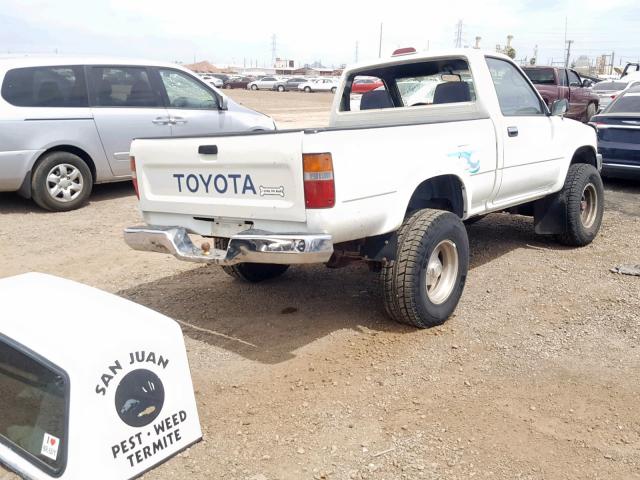 JT4RN01P1R7069465 - 1994 TOYOTA PICKUP 1/2 WHITE photo 4