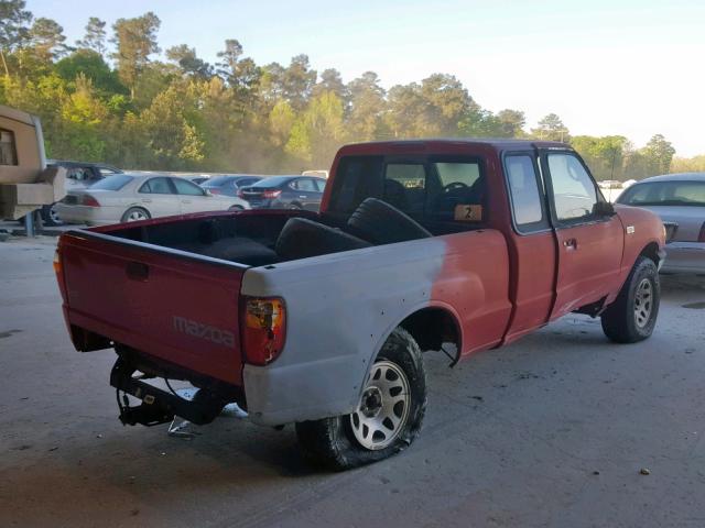 4F4YR16V42TM23965 - 2002 MAZDA B3000 CAB RED photo 4