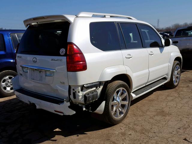 JTJBT20X140048859 - 2004 LEXUS GX 470 WHITE photo 4