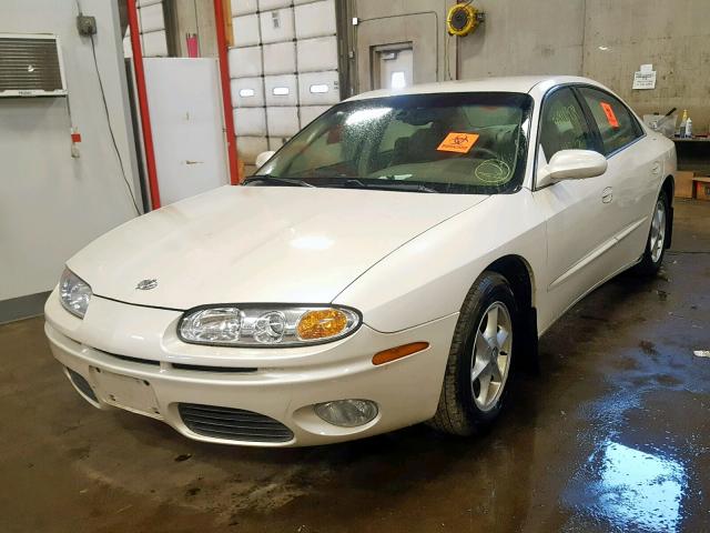 1G3GR64H914265680 - 2001 OLDSMOBILE AURORA WHITE photo 2