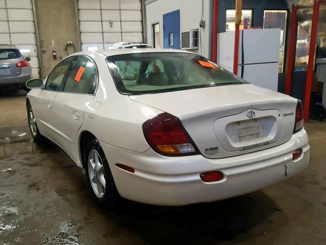 1G3GR64H914265680 - 2001 OLDSMOBILE AURORA WHITE photo 3