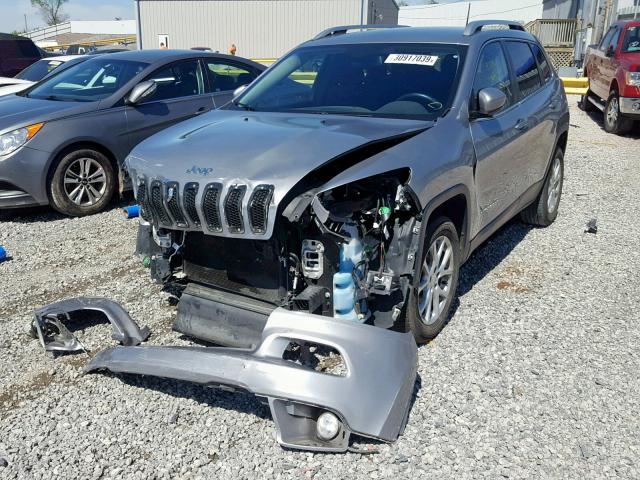 1C4PJLCB5GW201183 - 2016 JEEP CHEROKEE L SILVER photo 2