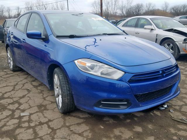 1C3CDFBA2DD708716 - 2013 DODGE DART SXT BLUE photo 1