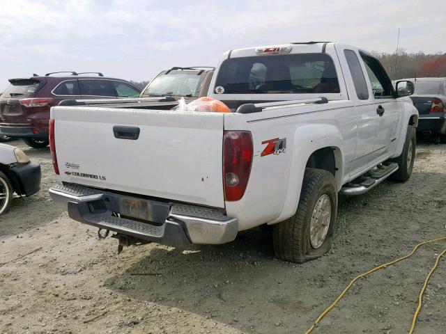 1GCDT196258291633 - 2005 CHEVROLET COLORADO WHITE photo 4