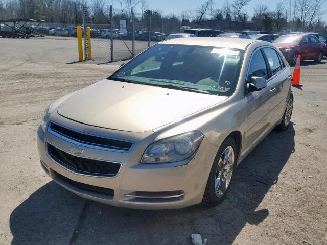 1G1ZH57B394183722 - 2009 CHEVROLET MALIBU 1LT ოქროსფერი ფოტო 2