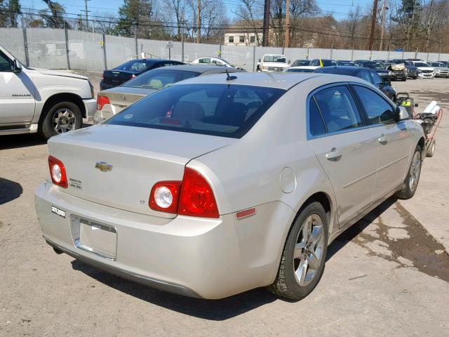 1G1ZH57B394183722 - 2009 CHEVROLET MALIBU 1LT ოქროსფერი ფოტო 4