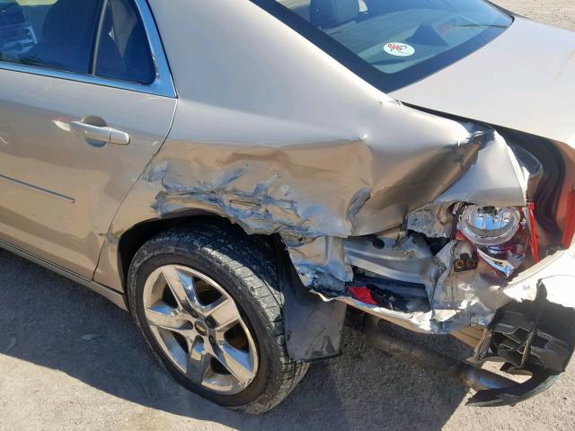1G1ZH57B394183722 - 2009 CHEVROLET MALIBU 1LT ოქროსფერი ფოტო 9