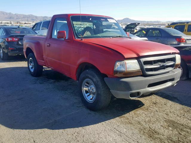 1FTYR10C8XTA16495 - 1999 FORD RANGER RED photo 1