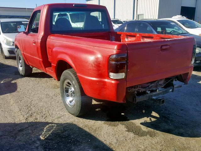 1FTYR10C8XTA16495 - 1999 FORD RANGER RED photo 3