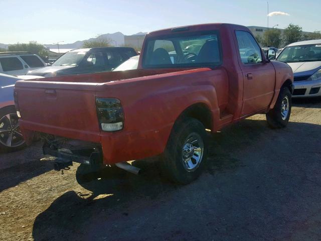 1FTYR10C8XTA16495 - 1999 FORD RANGER RED photo 4