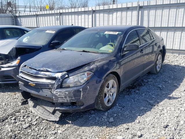 1G1ZB5E11BF257953 - 2011 CHEVROLET MALIBU LS BLUE photo 2