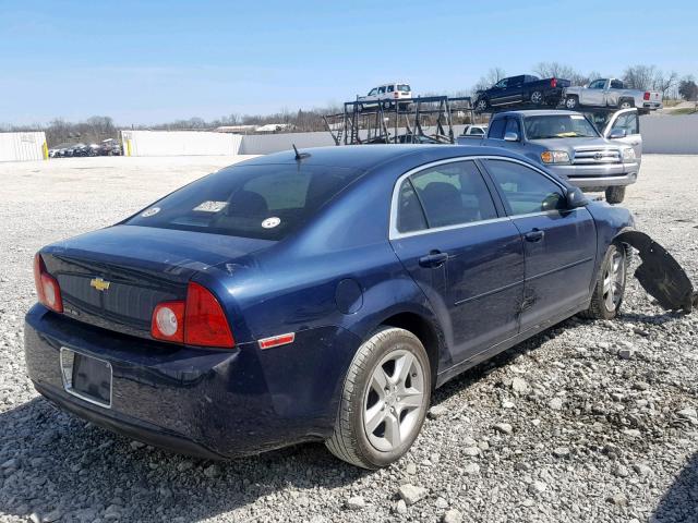 1G1ZB5E11BF257953 - 2011 CHEVROLET MALIBU LS BLUE photo 4
