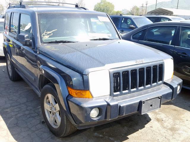 1J8HH48N06C352711 - 2006 JEEP COMMANDER BLUE photo 1