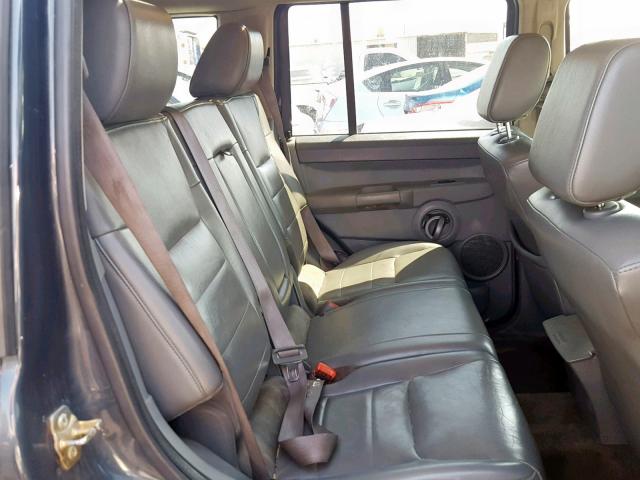 1J8HH48N06C352711 - 2006 JEEP COMMANDER BLUE photo 6