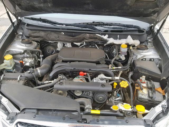 4S3BMBA67A3222322 - 2010 SUBARU LEGACY 2.5 GRAY photo 7