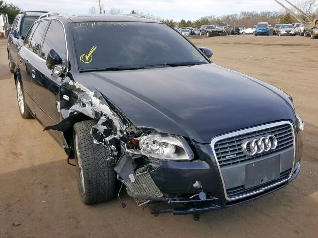 WAUKF78E58A167487 - 2008 AUDI A4 2.0T AV BLACK photo 1