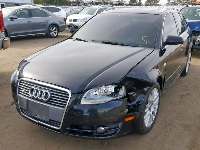 WAUKF78E58A167487 - 2008 AUDI A4 2.0T AV BLACK photo 2