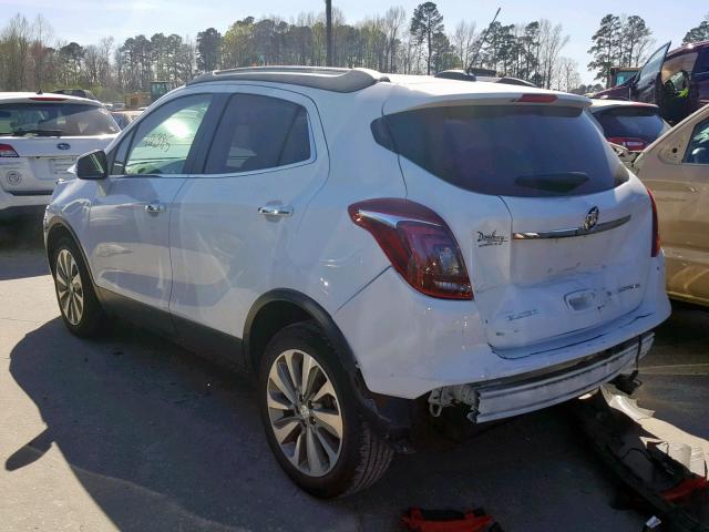 KL4CJASBXHB075555 - 2017 BUICK ENCORE PRE WHITE photo 3