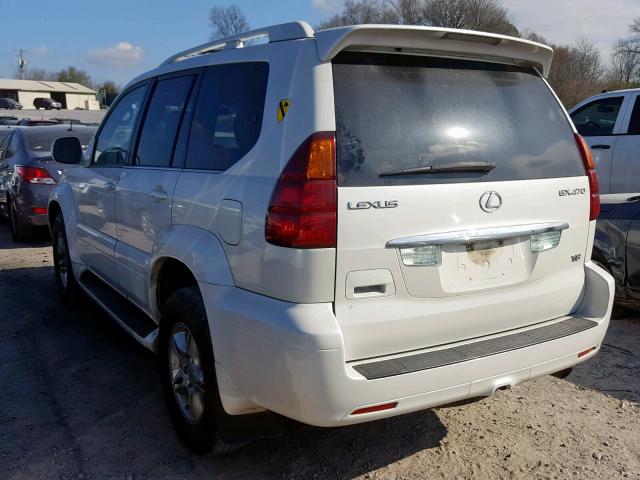 JTJBT20X840031170 - 2004 LEXUS GX 470 WHITE photo 3