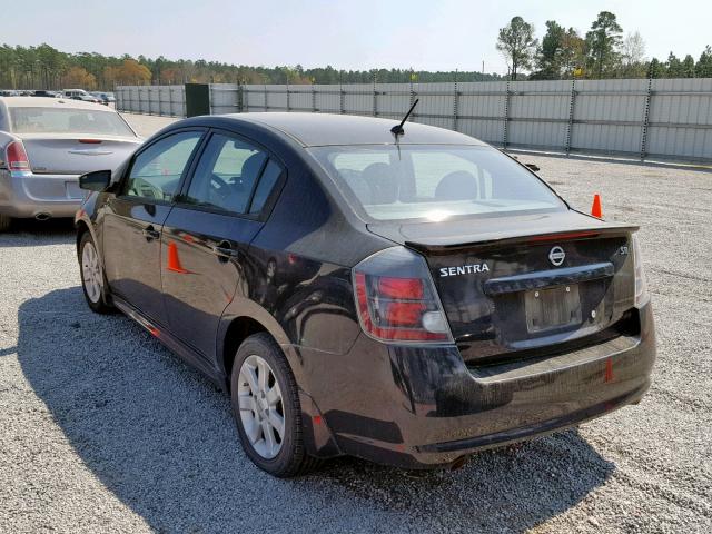 3N1AB6AP9BL729667 - 2011 NISSAN SENTRA 2.0 BLACK photo 3